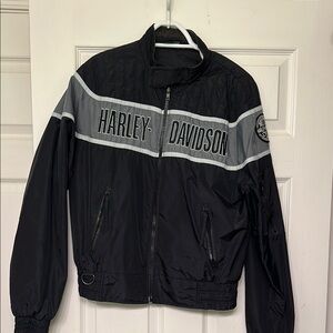 Harley-Davidson Black and Gray Jacket